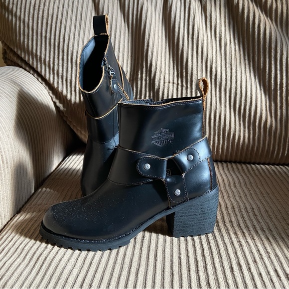 Harley Davidson Womens Lalane Riding Boots - Size 7.5 - NWT - Picture 2 of 14